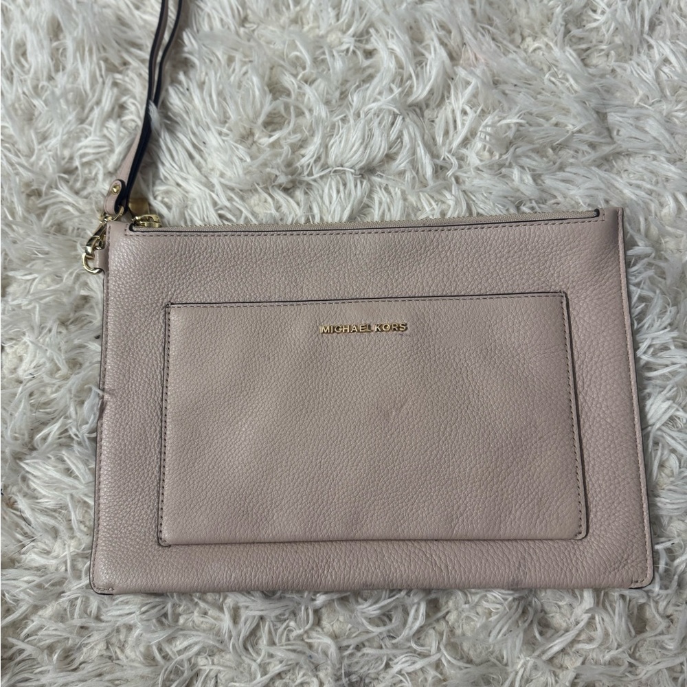 Michael Kors Pink Clutch Wristlet